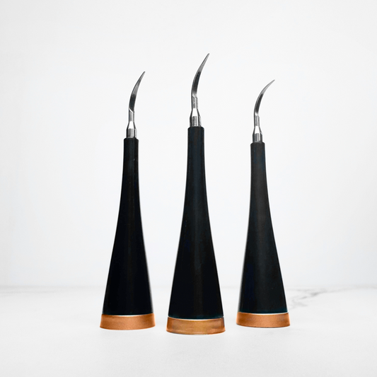 Cabezales de raspador dental canino - Lote de 3