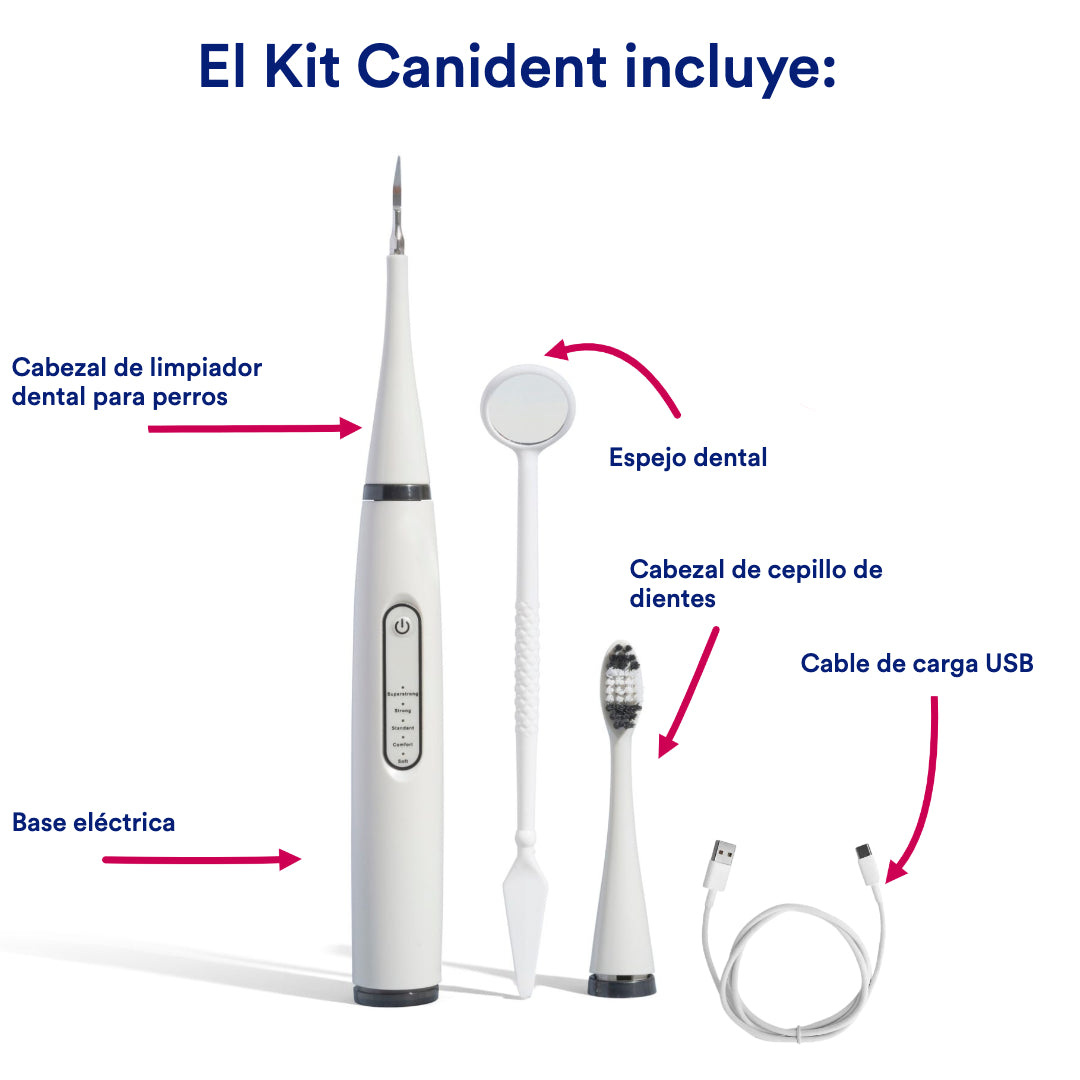 Kit Canident - Limpiador de Dientes para Perros